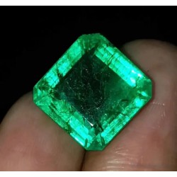 Esmeralda Colombiana Talla Esmeralda 10.17ct - Gema Certificada AAA Verde Intenso