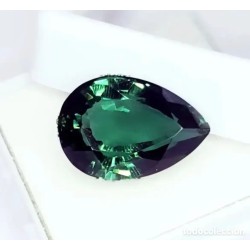 Amatista Natural Verde 10,37 CT - Gema Tallada con Certificado de Autenticidad