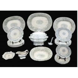 VAJILLA PICKMAN DE 6 PIEZAS COMPLETA. S. XIX
