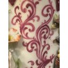 Pareja de Jarrones Antiguos de Porcelana Estilo Rococó - Decoración Floral Rosa