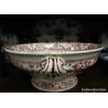Ensaladera Antigua Pickman Cartuja de Sevilla - Porcelana Decoración Rosa