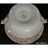 Ensaladera Antigua Pickman Cartuja de Sevilla - Porcelana Decoración Rosa