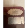 Caja de Madera Noble con Tapadera de Plata Grabada - Joyero Antiguo con Iniciales