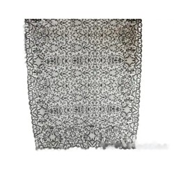 Mantilla de encaje negro del primer tercio del S.XX - 270 x 100 cm