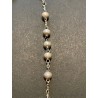 Rosario Antiguo de Plata y Perlas Naturales - Joya Religiosa con Crucifijo Detallado