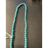 Collar de Turquesa Natural con Colgante de Coral Rojo - Piedras Preciosas Artesanal
