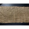 Tejido Antiguo con Hojillas Metálicas Doradas - Galón Decorativo 7 Metros Artesanal
