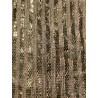 Tejido Antiguo con Hojillas Metálicas Doradas - Galón Decorativo 7 Metros Artesanal