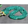 Collar de 5 Vueltas de Esmeraldas Naturales Facetadas 302CT - Piedras Preciosas