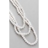 Collar Triple de Perlas Cultivadas con Elegante Cierre de Plata - Joya Clásica