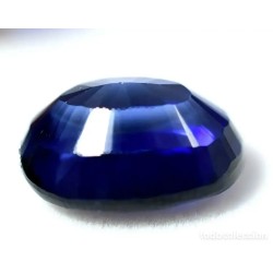 Zafiro ovalado tallado de 11.15 CT con certificados de autenticidad