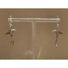 Pendientes de Plata con Colibrí y Citrinos - Diseño Artístico con Esmalte
