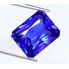 Zafiro rectangular tallado de 18.42 CT de alta calidad
