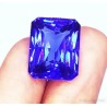 Zafiro rectangular tallado de 18.42 CT de alta calidad