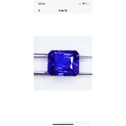 Zafiro rectangular tallado de 18.42 CT de alta calidad