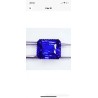 Zafiro rectangular tallado de 18.42 CT de alta calidad