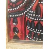 Retrato de Torero con Traje de Luces Rojo - Óleo por M. Alfaro