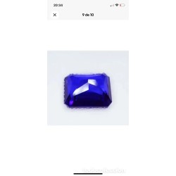 Zafiro rectangular tallado de 18.42 CT de alta calidad