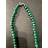 Collar de Malaquita con Colgante en Forma de Lágrima - Piedra Natural Verde