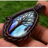 Colgante Árbol de la Vida en Labradorita - Joya Artesanal Wirewrapping