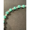 Collar Artesanal de Turquesa y Amatista - Diseño Multicapa con Cuentas Naturales