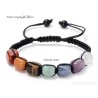 Pulsera de los 7 Chakras con Piedras Naturales - Joyería Energética Ajustable