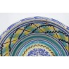 Gran Lebrillo de Triana con Decoración Floral - Cerámica Sevillana Siglo XIX