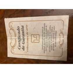 Elegante Caja Antigua de Plata con Dominó - Base Madera con Grabados Artesanales