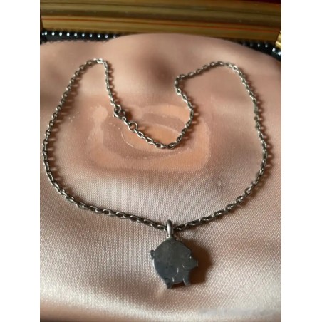Collar de Plata con Colgante de Cerdito Tous - Joyería de Diseño Original