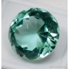 Aguamarina Verde Natural Talla Brillante - Gema 20,50 Quilates Transparente