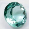 Aguamarina Verde Natural Talla Brillante - Gema 20,50 Quilates Transparente
