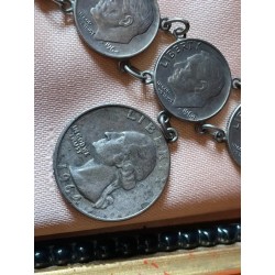 Pulsera Vintage de Monedas Alfonsinas de Plata - Joya Numismática Española
