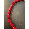 Collar de Coral Rojo y Perlas con Colgante de Nácar - Motivo Cisne con Rubíes