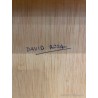 Anunciación Medieval con Pan de Oro - Óleo sobre Tabla Firmado por David Roca