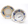 Conjunto de Loza de Manises con Decoración Floral - Pieza Personalizada María Siglo XIX