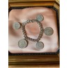 Pulsera Vintage de Plata con Monedas Españolas Antiguas - Joya Numismática Alfonso XIII