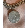 Pulsera Vintage de Plata con Monedas Españolas Antiguas - Joya Numismática Alfonso XIII