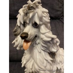 Perro de Algora - Escultura de Porcelana Detallada