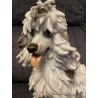 Perro de Algora - Escultura de Porcelana Detallada