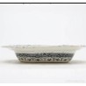 Bandeja Antigua Loza Pickman Estampada - Pieza Colección Siglo XIX Decorativa