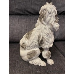 Perro de Algora - Escultura de Porcelana Detallada