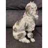 Perro de Algora - Escultura de Porcelana Detallada