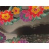Tiraborda flores bordadas multicolor - artesanía decorativa cinta 950x8 cm
