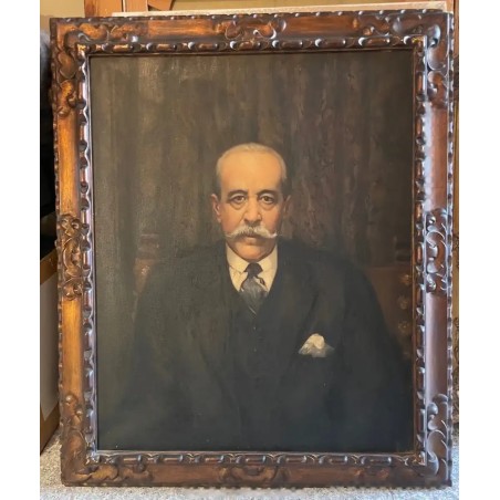 Retrato masculino. Oleum S. xix.