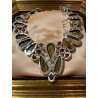 Gargantilla de Plata con Ojo de Tigre - Collar Artesanal Piedras Naturales