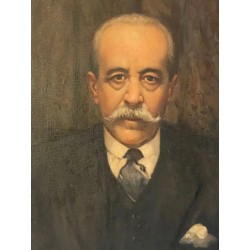 Retrato masculino. Oleum S. xix.