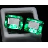 Pareja de Esmeraldas Naturales 17,80 CT - Gemas Talla Esmeralda Colombianas