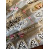 Abanico de Lujo Estilo Francés - Obra Maestra de Arte Textil del Siglo XIX
