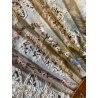 Abanico de Lujo Estilo Francés - Obra Maestra de Arte Textil del Siglo XIX
