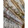 Abanico de Lujo Estilo Francés - Obra Maestra de Arte Textil del Siglo XIX